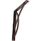 Ekena Millwork Miller Wrought Iron Bracket, (Single center brace), Antiqued Copper 1 1/2"W x 10"D x 12"H BKTM01X10X12SMIACO - alternate 1